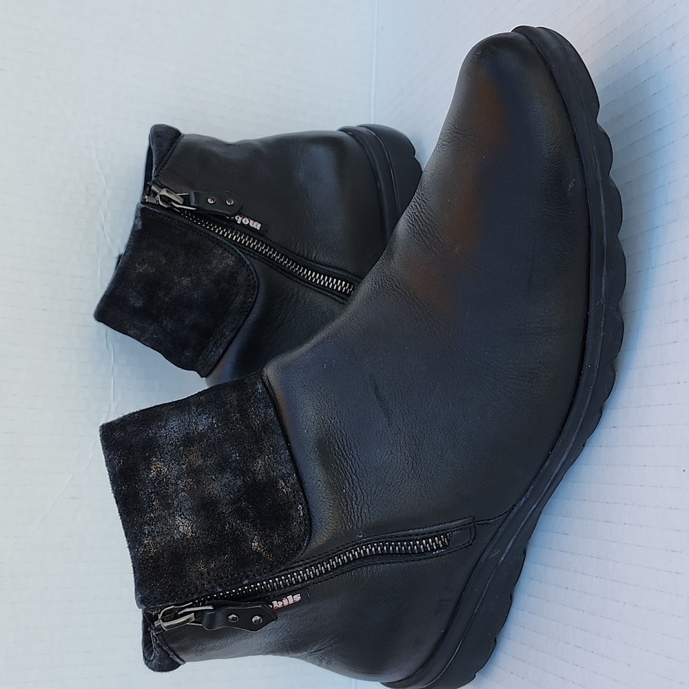 MOBILS LLINCA BY MEPHISTO LEATHER ANKLE BOOTS - Picture 12 of 12